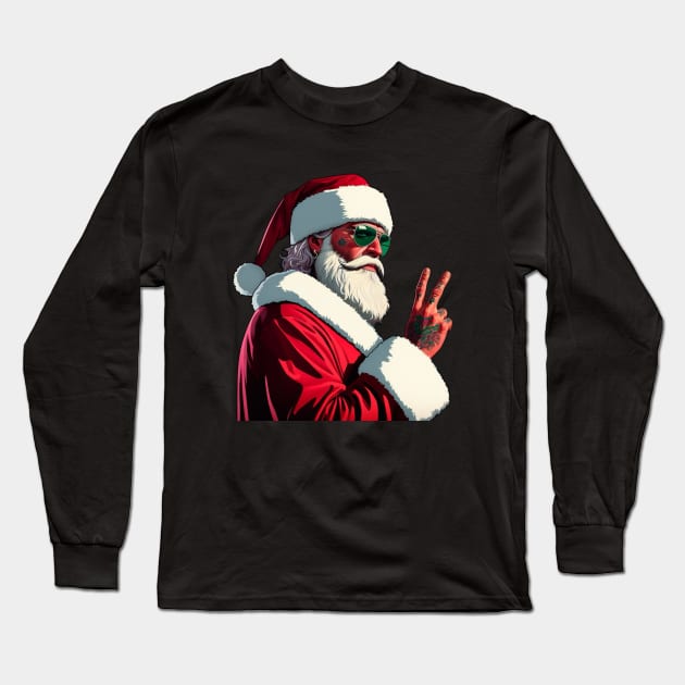 GTA Santa Long Sleeve T-Shirt by Boothy 